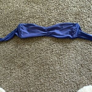 AE Blue Bandeau Bikini Top